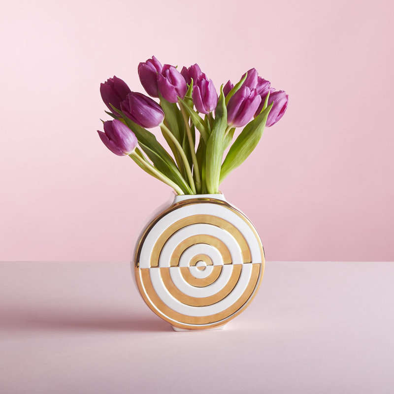 Jonathan Adler Futura Bullseye Vase & Reviews Wayfair